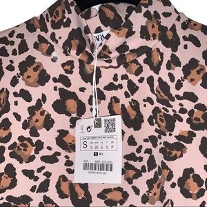 NEW Zara Women’s Animal Print Body Suit Size S